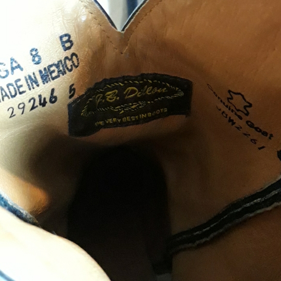 J.B. DILLON WOMENS BOOTS LEATHER SZ 8B - Picture 6 of 8